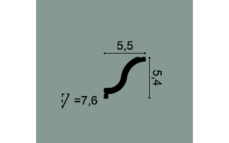 Карниз CX108 - 5,4*5,5*200см