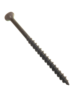 Саморез по дереву чёрный крупная резьба 4,2*76мм, упаковка 100шт