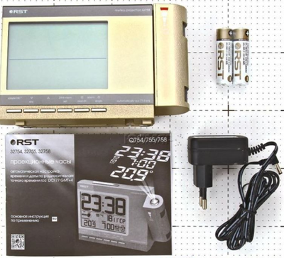 Проекционные часы-будильник RST 32754