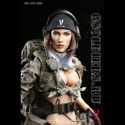 Коллекционная фигурка 1/6 ACU Camo Female Shooter VCF-2026 - VeryCool