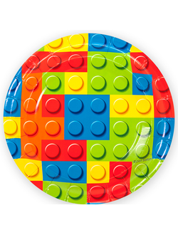 Тарелки "Конструктор" 23 см, 6шт