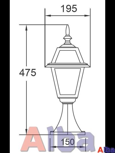 Faro igg 91104 Парковый светильник