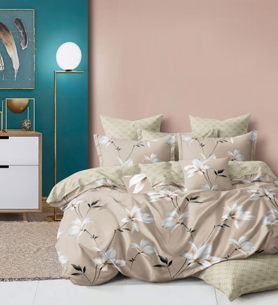 Постельное белье 1.5 спальное TANGO Dream Fly микросатин 150x200x1 180x230x1 50x70x1 70x70x1 DF01-525