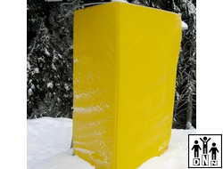 Мат П-образный (наружные размеры 2*0,4*0,5*0,4м, внутренние размеры 2*0,3*0,3*0,3м) для горнолыжных