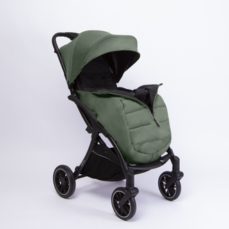 Коляска прогулочная Peppy Latina, Forest Green / Зеленая