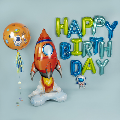 Шар 3D (51''/130 см) Фигура на подставке, Ракета