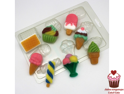 Форма пластик Мороженки мини
