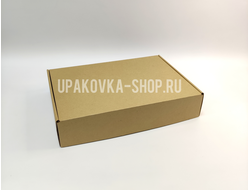 Коробка с откидной крышкой 300*220*60 мм БУРЫЙ