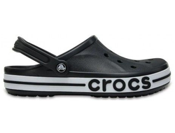 CROCS BAYABAND CLOG ЧЕРНЫЕ С БЕЛЫМ