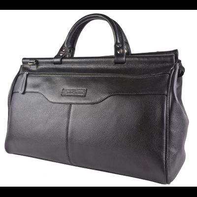 Кожаный саквояж Altamura black (арт. 4025-01)