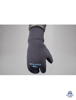 Рукавицы неопреновые 7мм AquaTeam 3х-палые ОП р.M