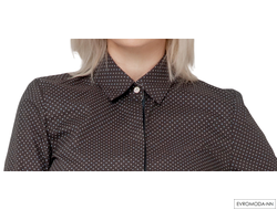 Блузка коричневая Чарми-W2FPB (Акция)