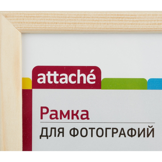 Рамка ATTACHE 21х30 деревянная, багет округлый 14О, без покрытия