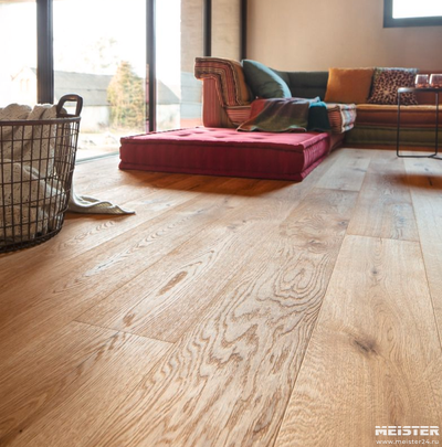 Паркетная доска Meister Дуб Витал Бакеральм 8834 в интерьере