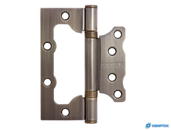 Петля дверная накладная без врезки (бабочка) бронза купить в Челябинске | КВИРТЕК