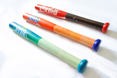 Набор бейсбольных бит COLA FANTA SPRITE