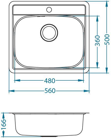 Мойка Alveus More 10 FS