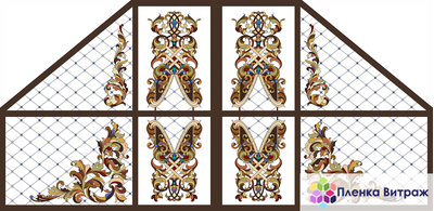 Витражная пленка  KL №89
