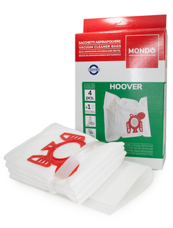 Мешки для пылесоса Hoover H52 / H60 (HOV207M), 4 шт + фильтр, микрофибра