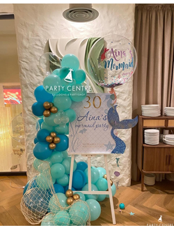 Мольберт русалка с баблс шарос