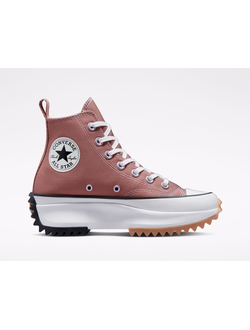 Купить в Москве кеды Converse Run Star Hike коричневые высокие на платформе A00852C