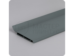 Плинтус Vilo Linela из ПВХ 414 Серый с мягким краем 16х80х2000 мм.