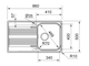 Мойка Franke Smart SRX 611-86