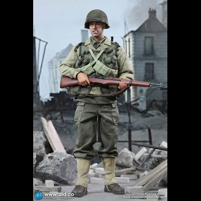 Рядовой Стэнли Меллиш ("Спасти рядового Райана") - КОЛЛЕКЦИОННАЯ ФИГУРКА 1/6 WWII US 2nd Ranger Battalion Series 6 – Private Mellish (A80155) - DID