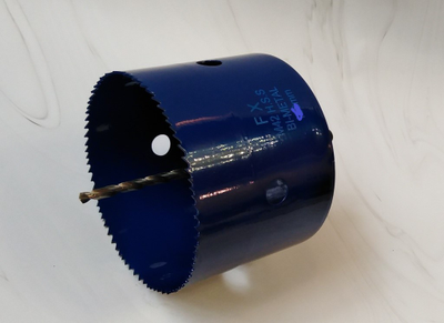 Коронка биметаллическая диаметр 152 мм глубина 100 мм по дереву, металлу, пластику.