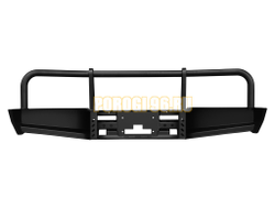 Передний силовой бампер серии Туризм на Mitsubishi Pajero Sport II 2008-2013 (02.030.01)