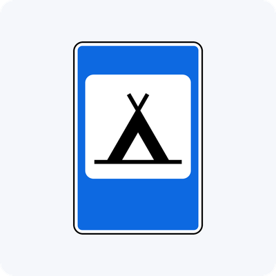 Дорожный знак 7.10 Кемпинг