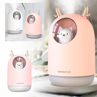 Увлажнитель Воздуха Humidifier H2O LED с кошечкой Оптом