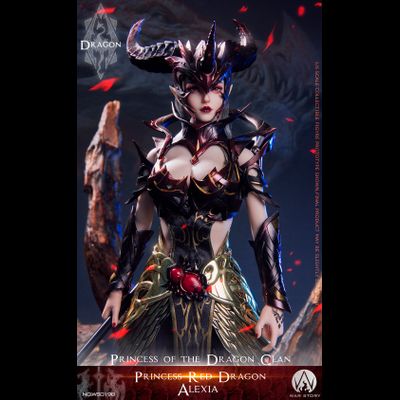 Принцесса-дракон Алексия (красная) - Коллекционная ФИГУРКА 1/6 scale Dragon Princess - Red Dragon Alexia (WS019B) - WAR STORY