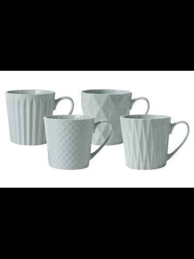 Набор 4 кружки  380 мл, подарочная упаковка