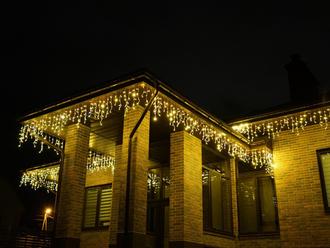 Украшение домов к Новому Году