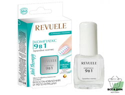 Лак для ногтей REVUELE Комплекс 9в1 Здоровье ногтей 1/16 900942