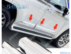 Молдинги Toyota Land Cruiser 300 белые