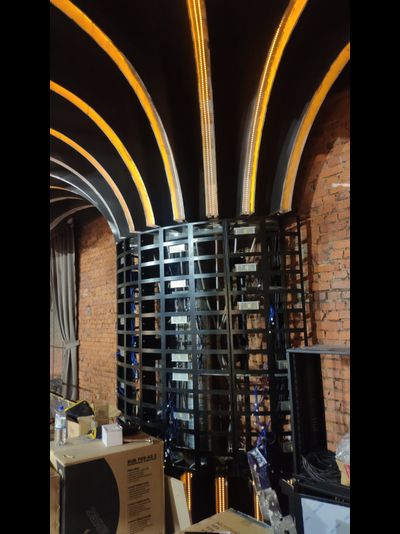 Радиусный кабинет для светодиодного экрана