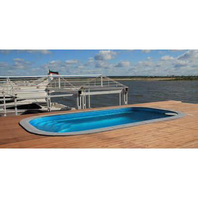 Композитный бассейн 6,5 х 3.5 х 1,5 "Довиль" Franmer