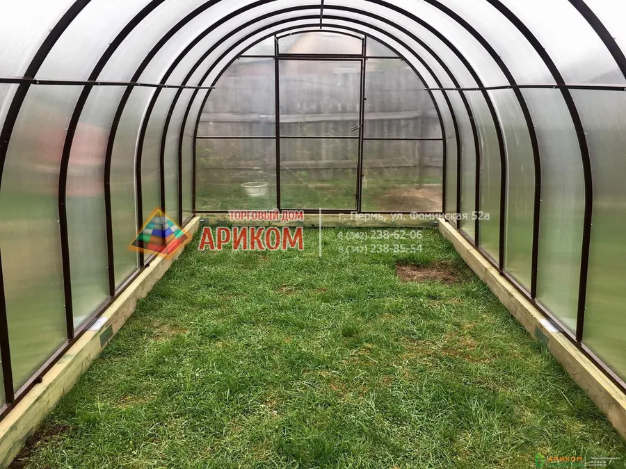 Теплицы и сотовый поликарбонат в Перми от Ариком