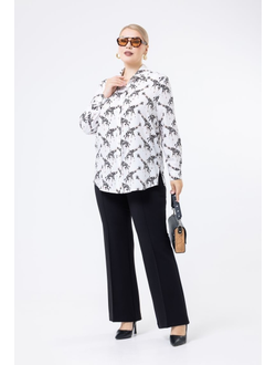 Брюки клёш 133047 размеры 52-64