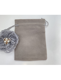 МЕШОЧЕК БАРХАТНЫЙ, 10*12 СМ, ЦВЕТ микс