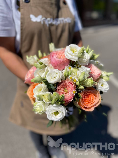 Букет невесты & Бутоньерка № 1311