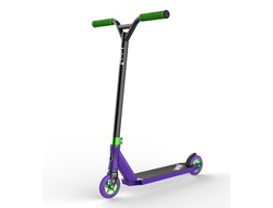 Трюковой самокат LIMIT LMT 60 V2 фиолетовый/зеленый