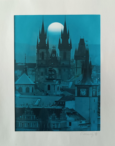 "Набережная" принт Franciszek Gajewski 2010-е годы