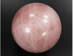 Шар Розовый кварц, Мадагаскар (49 мм, 167 г) №35389