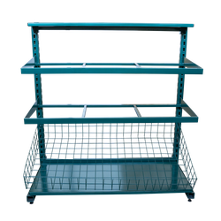 Стеллаж для овощей с просторными полками для организации хранения