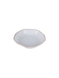 Тарелка глубокая с волнистым краем 21 см, цвет бежевый