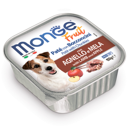 Консерва Monge Dog Fruit для собак, с ягненком и яблоком 0,100 кг