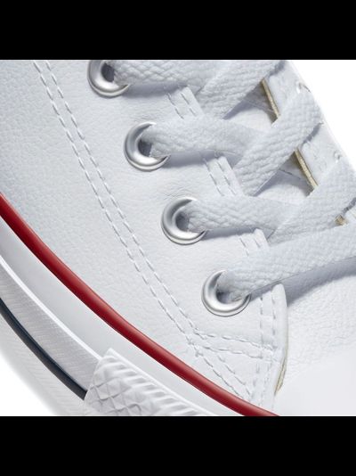 Кеды Converse All Star белые низкие кожаные